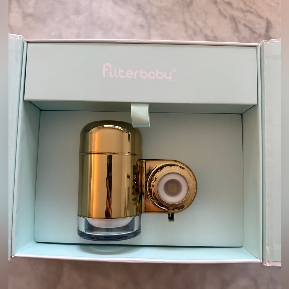 Silver Skincare Water Filter (Shiny Gold)